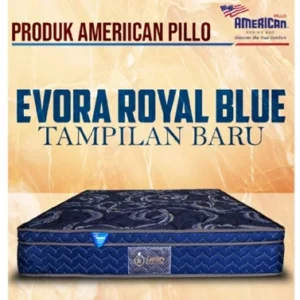 SPRINGBED AMERICAN LUXURY EVORA ROYAL BLUE