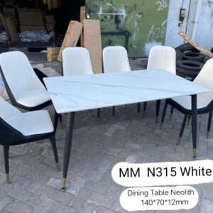 Meja Makan Neolith 1 Set